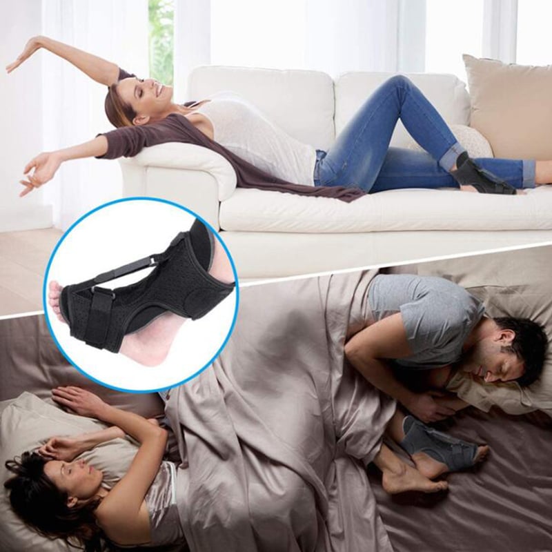Adjustable Night Splint for Heel and Arch Support During Sleep