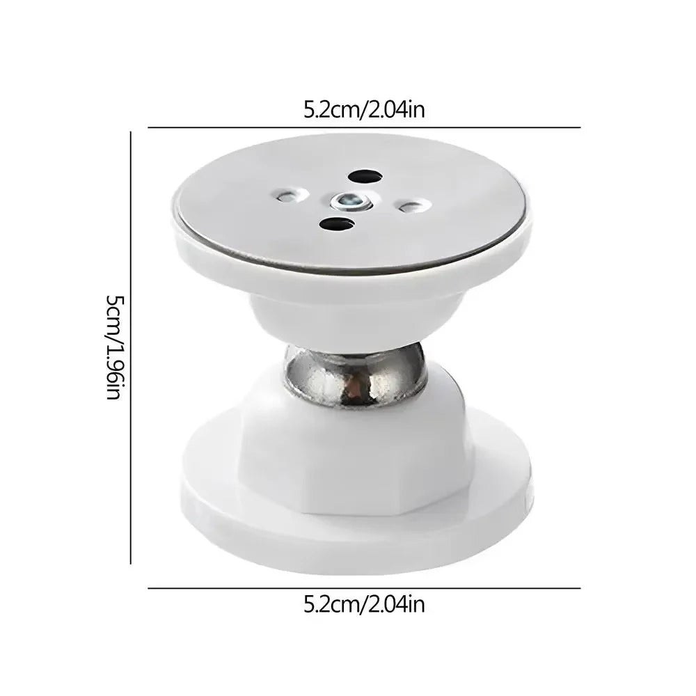 Magnetic Door Holder with Stainless Steel Design and Adhesive Installation