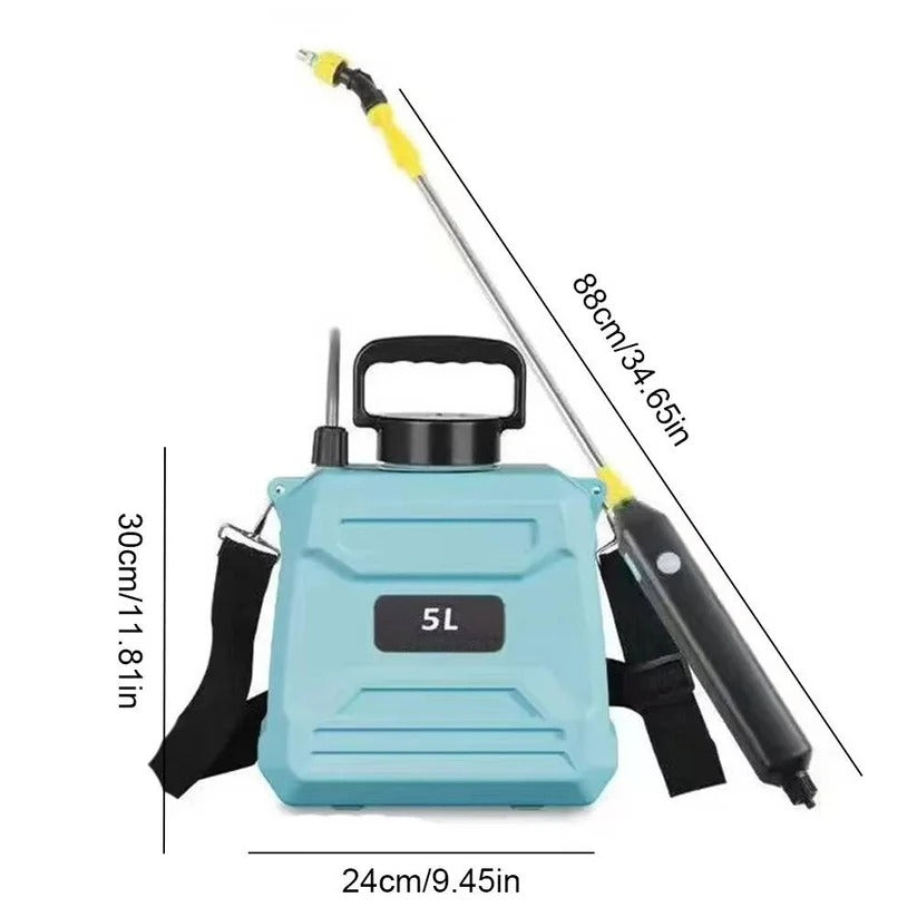 Battery Powered Garden Sprayer with Adjustable Wand and Large Capacity Tank