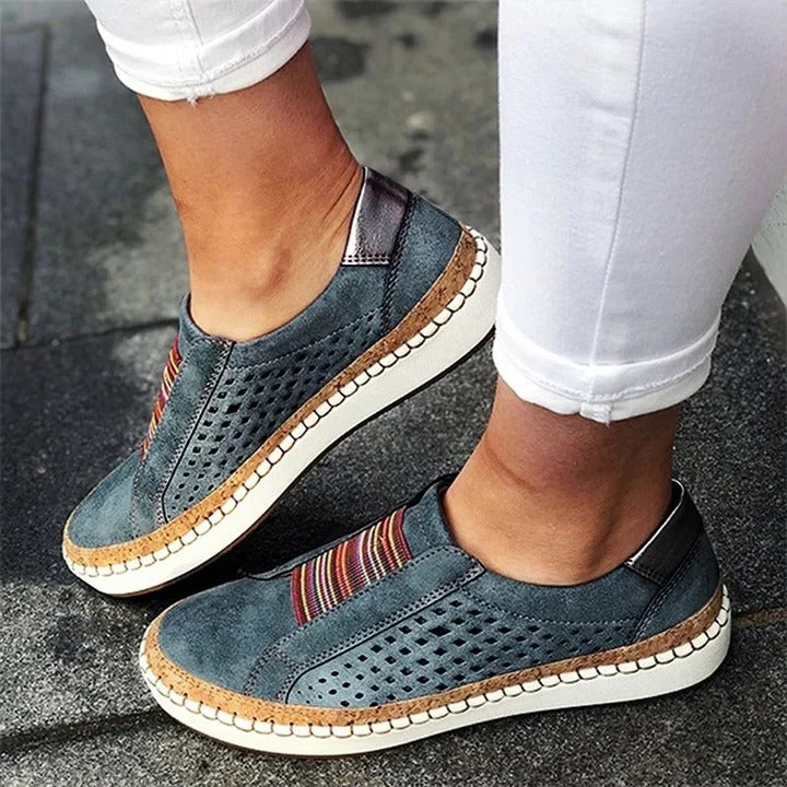 Arch Support Sneakers with Air-Permeable Mesh and Slip-On Structure, Target Support