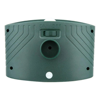 Solar Powered Ultrasonic Animal Repeller with Motion Sensor and Flashing Light, 4-Pack