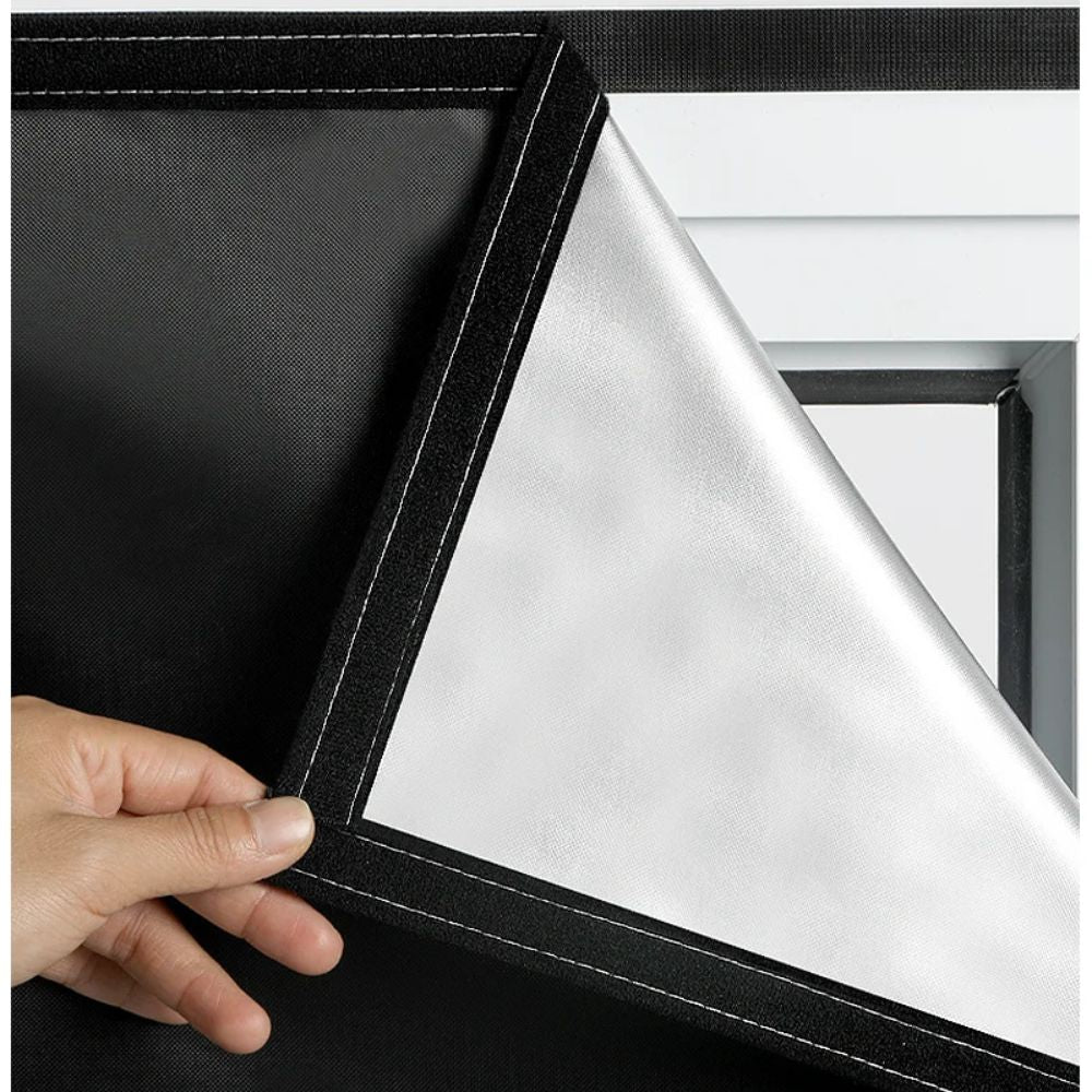 Static Cling Blackout Window Shade with Heat Blocking and Reusable Positioning