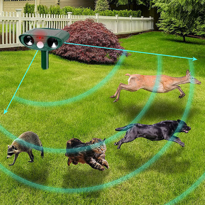 Solar Armadillo Repeller with Motion Sensor and 30ft Detection Range