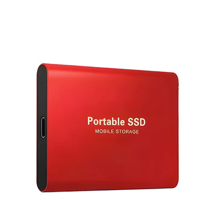 External SSD with High-Speed Data Transfer and Universal Compatibility, Ultra-Thin Design