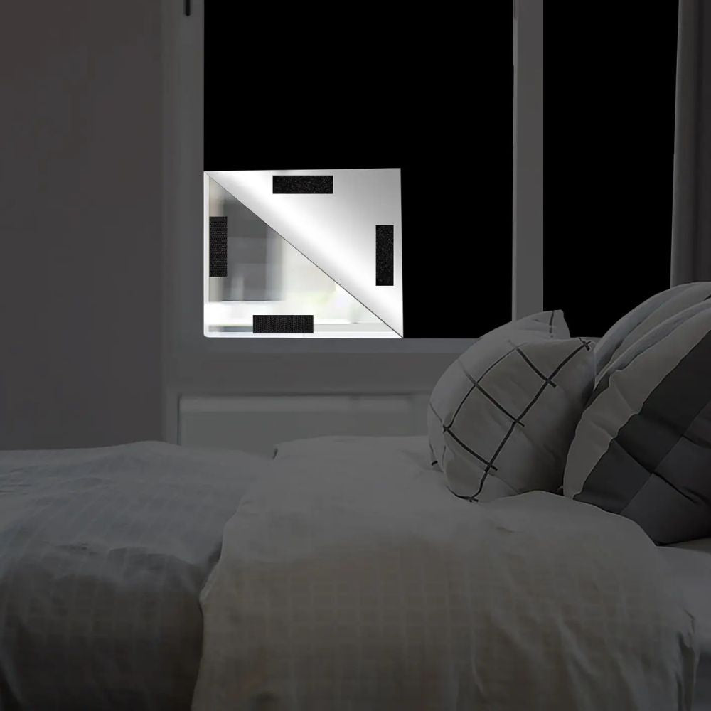 Static Cling Blackout Window Shade with Heat Blocking and Reusable Positioning