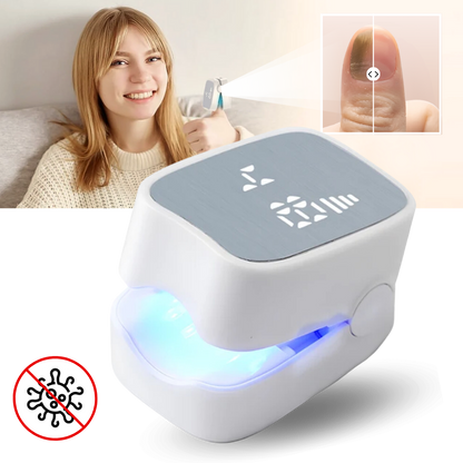 Laser Nail Treatment Device with Dual Cold Laser and Blue Light, Clip-On Design