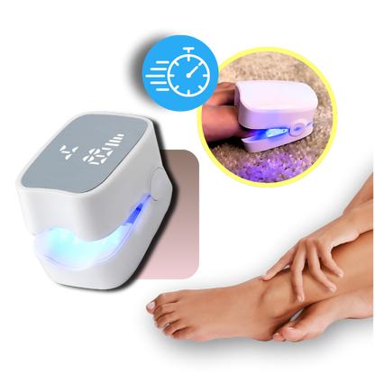 Laser Nail Treatment Device with Dual Cold Laser and Blue Light, Clip-On Design