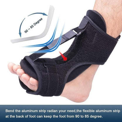 Adjustable Night Splint for Heel and Arch Support During Sleep