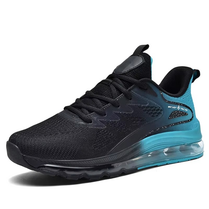 Men's Running Sneakers with Air Pocket Sole and Mesh Upper, Non-Slip Outsole