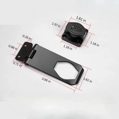 3-Digit Combination Cabinet Lock with 1,000 Code Options and Rust-Resistant Design