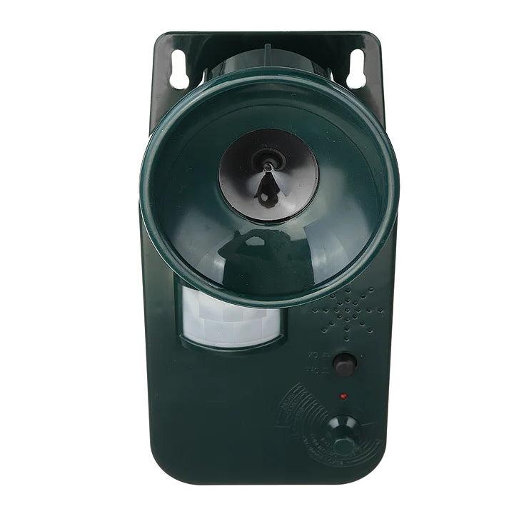 Ultrasonic Animal Repeller with Motion Sensor and Adjustable Frequency, 5000ft Coverage