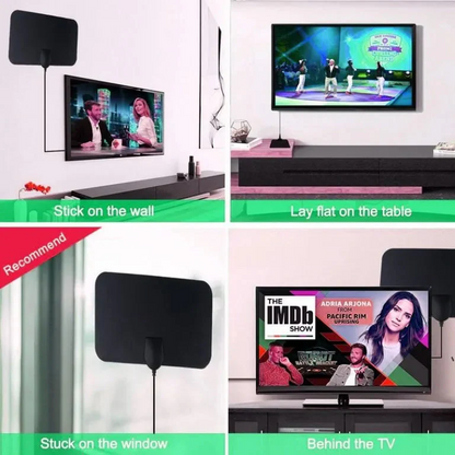 Indoor TV Antenna with 49.7 Mile Range and 10 Foot Cable