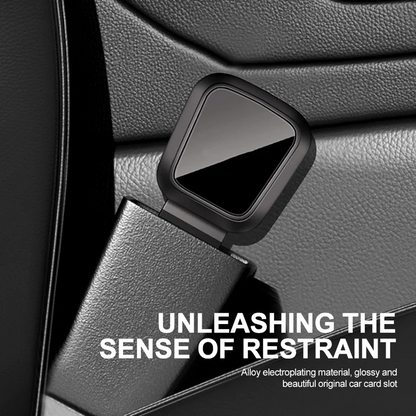 Seat Belt Extension Clip with 3-Inch Reach and Rust-Resistant Zinc Alloy