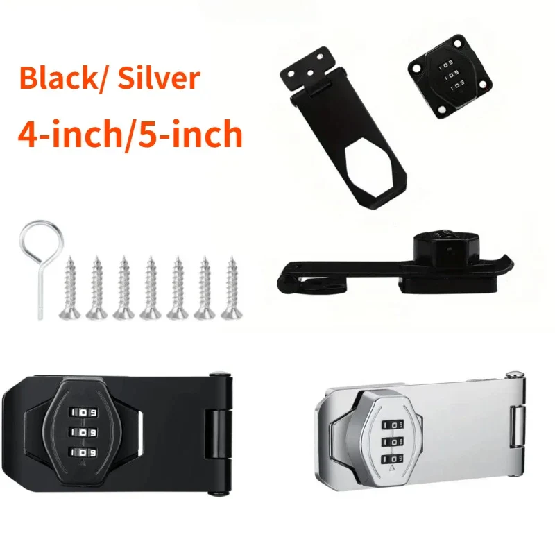 3-Digit Combination Cabinet Lock with 1,000 Code Options and Rust-Resistant Design