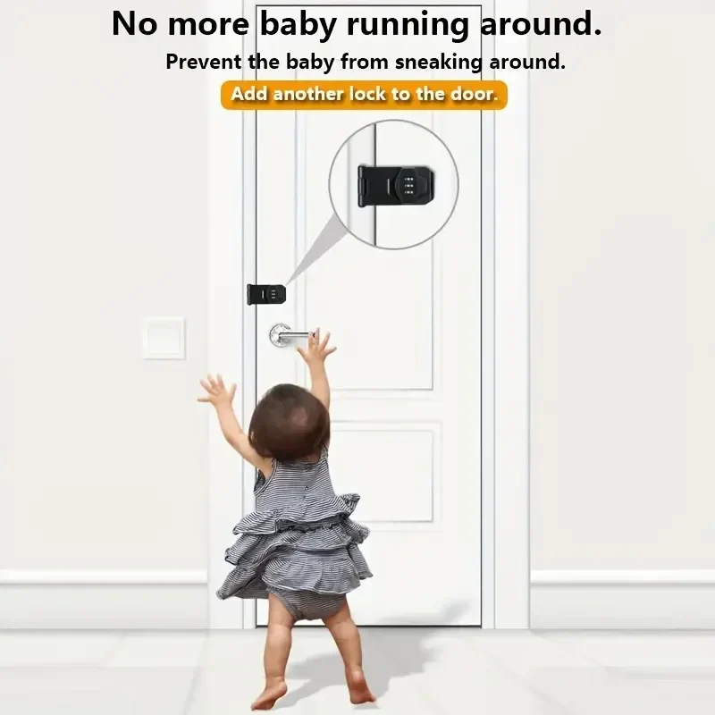 3-Digit Combination Cabinet Lock with 1,000 Code Options and Rust-Resistant Design