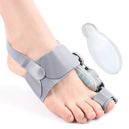 Adjustable Bunion Corrector with Hinge Joint and Silicone Padding, Universal Size