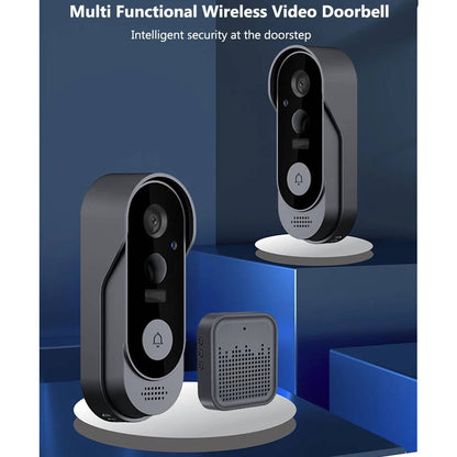 Wireless Video Doorbell with Motion Detection and Night Vision, Two Way Audio