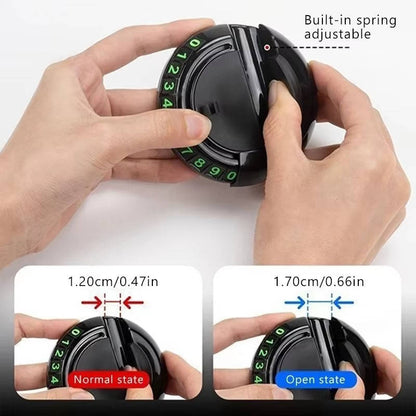 Dashboard Car Phone Mount with Telescopic Spring Grip and Storage Compartments