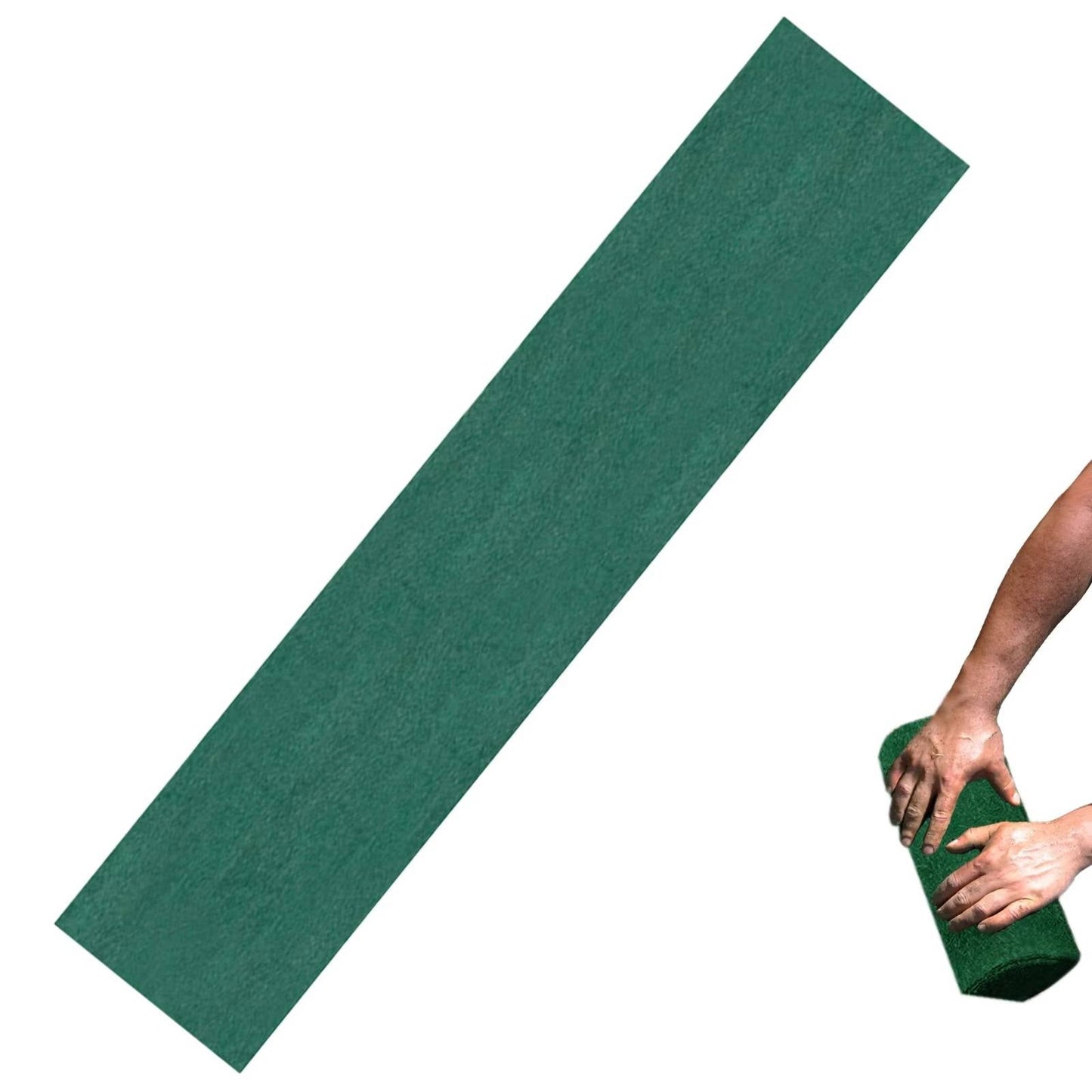 Biodegradable Grass Seed Mat with Embedded Fertilizer and Dual Layer Protection