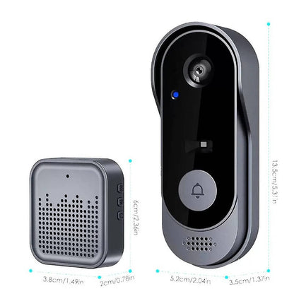 Wireless Video Doorbell with Motion Detection and Night Vision, Two Way Audio