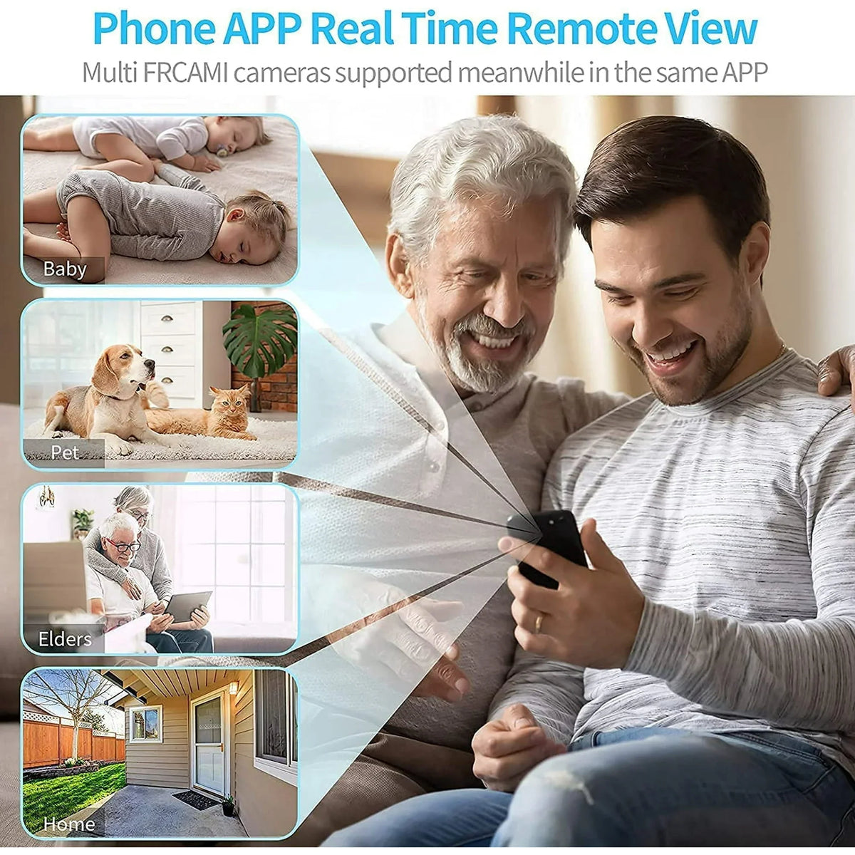 Portable 1080p HD Camera with Night Vision and Motion Detection Alerts