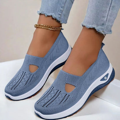 Women's Slip-On Knit Walking Shoes