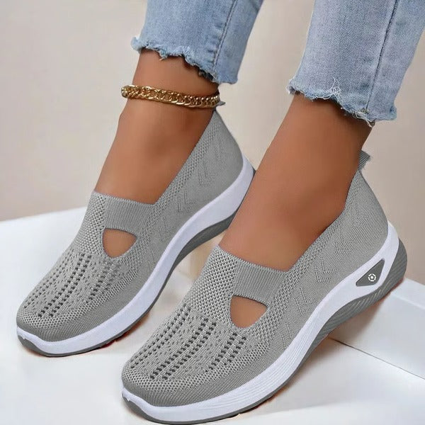 Women's Slip-On Knit Walking Shoes