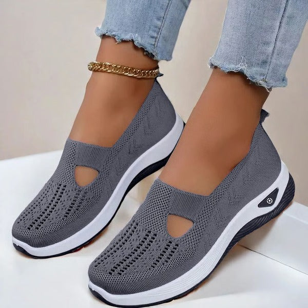 Women's Slip-On Knit Walking Shoes