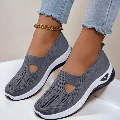 Women's Slip-On Knit Walking Shoes