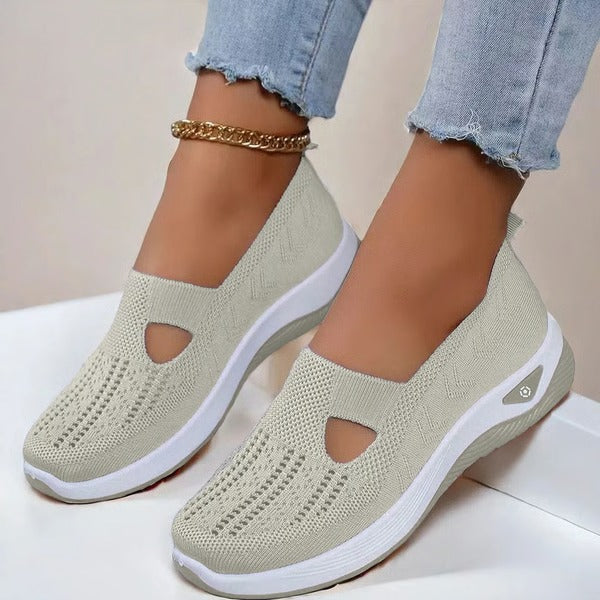 Women's Slip-On Knit Walking Shoes