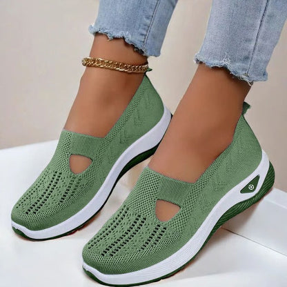 Women's Slip-On Knit Walking Shoes