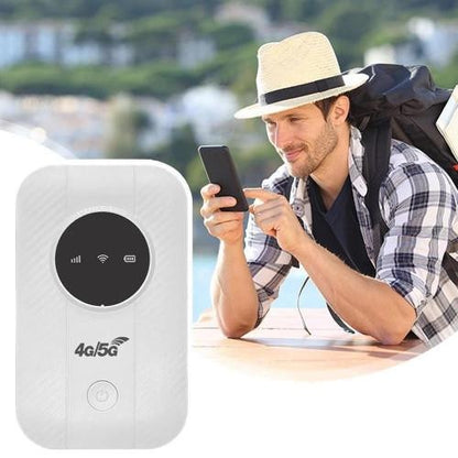 Portable 5G and 4G Router with 150 Mbps Speed, Multi-Device Support