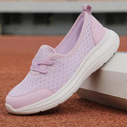 Orthopedic Mesh Shoes for Women with Memory Foam and Three Arch Support