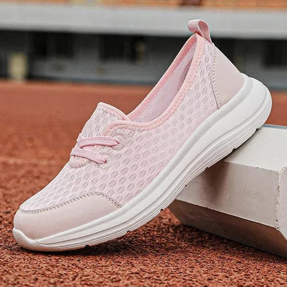 Orthopedic Mesh Shoes for Women with Memory Foam and Three Arch Support