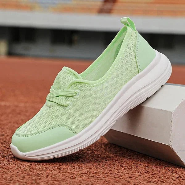 Orthopedic Mesh Shoes for Women with Memory Foam and Three Arch Support