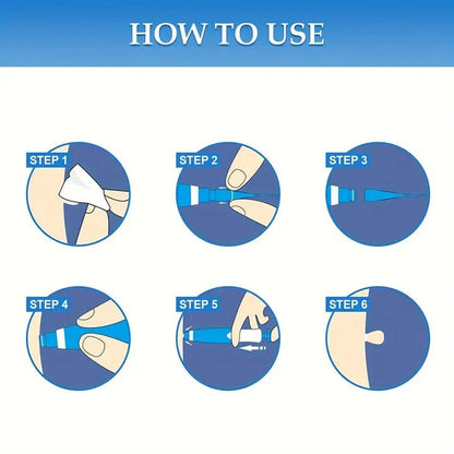 Skin Tag Removal Kit with Dual Head Pen and 40 Silicone Bands