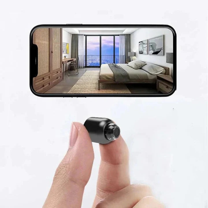Compact Network Camera with Infrared Night Vision and Motion Alerts