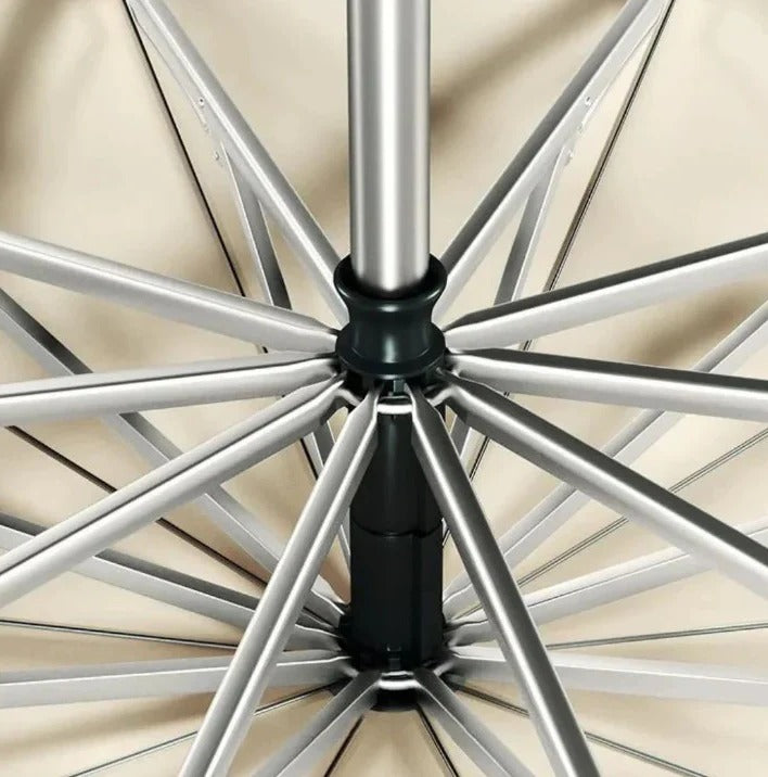 Reflective Rain Umbrella for Night Visibility and Windy Weather