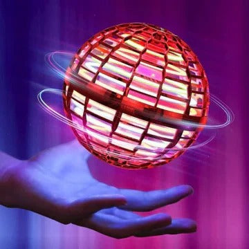 Motorised Spinning Orb with LED Lights and 30-Minute Runtime for Indoor Outdoor Play