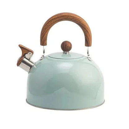 Stovetop Whistling Kettle with Automatic Boil Alert and Cool-Touch Handle for Induction and Gas Cookers