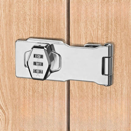 3-Digit Combination Cabinet Lock with 1,000 Code Options and Rust-Resistant Design