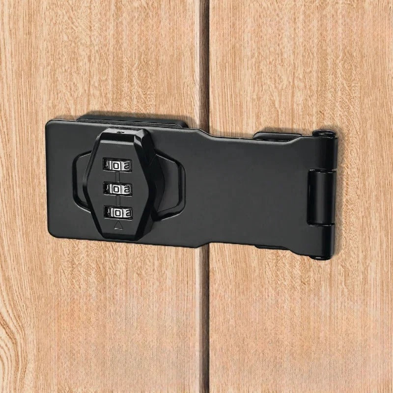 3-Digit Combination Cabinet Lock with 1,000 Code Options and Rust-Resistant Design