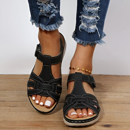 Women's Supportive Sandals with Arch Support and Shock Absorbing Midsole