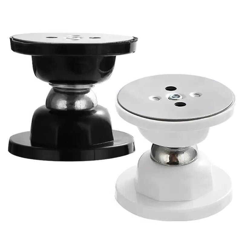 Magnetic Door Holder with Stainless Steel Design and Adhesive Installation