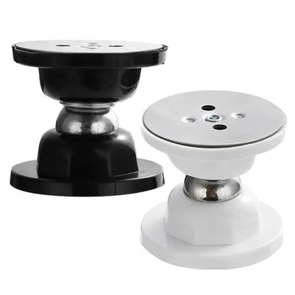 Magnetic Door Holder with Stainless Steel Design and Adhesive Installation