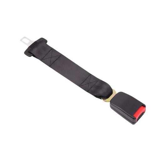 Seat Belt Extender with Stainless Steel Tongue and Polyester Blend Webbing, 9.8in