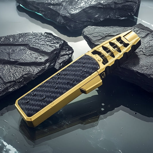 Butane Torch with Triple Jet Flame and Adjustable Heat Control