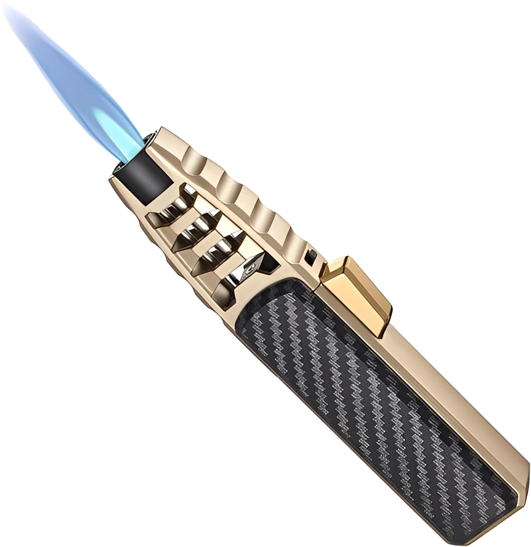 Butane Torch with Triple Jet Flame and Adjustable Heat Control