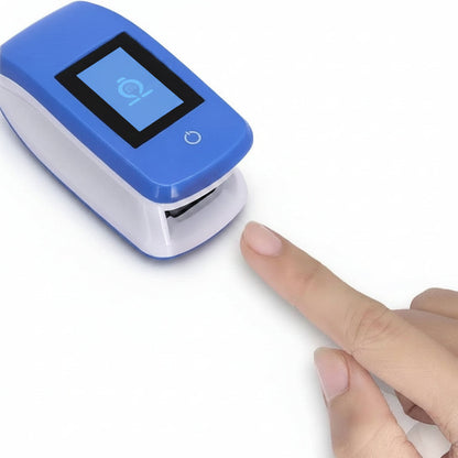 Fingertip Pulse Oximeter with Digital Display and Battery Power