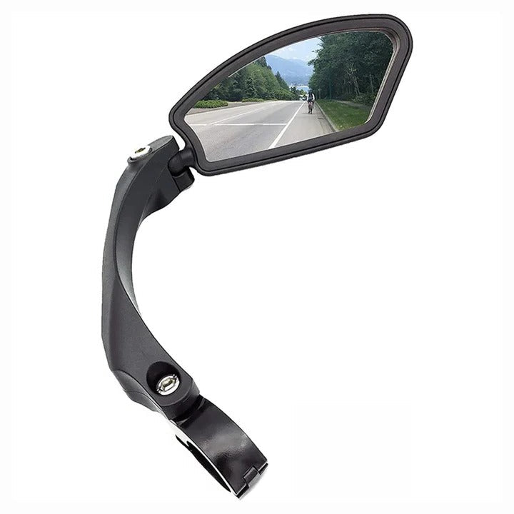 Bike Handlebar Mirrors with 360-Degree Rotation and Foldable Design, 2-Pack
